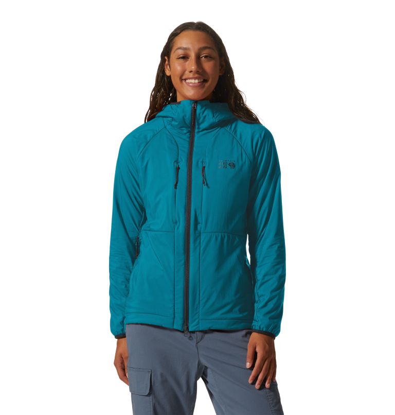 Women's Kor AirShell Warm Jacket, Color: Teton Blue, image 1