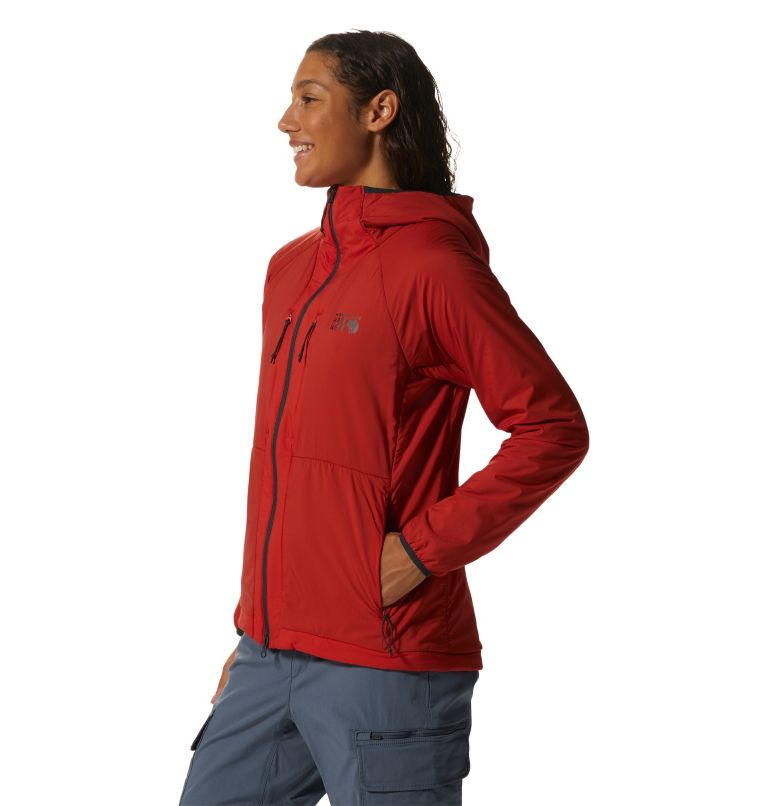 Women's Kor AirShell Warm Jacket, Color: Dark Fire, image 3