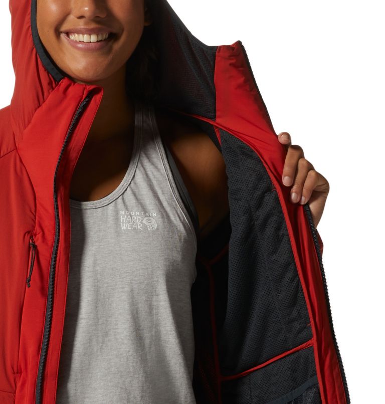 Women's Kor AirShell Warm Jacket, Color: Dark Fire, image 9