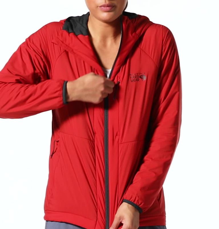 Manteau chaud Kor AirShell Femme, Color: Dark Fire