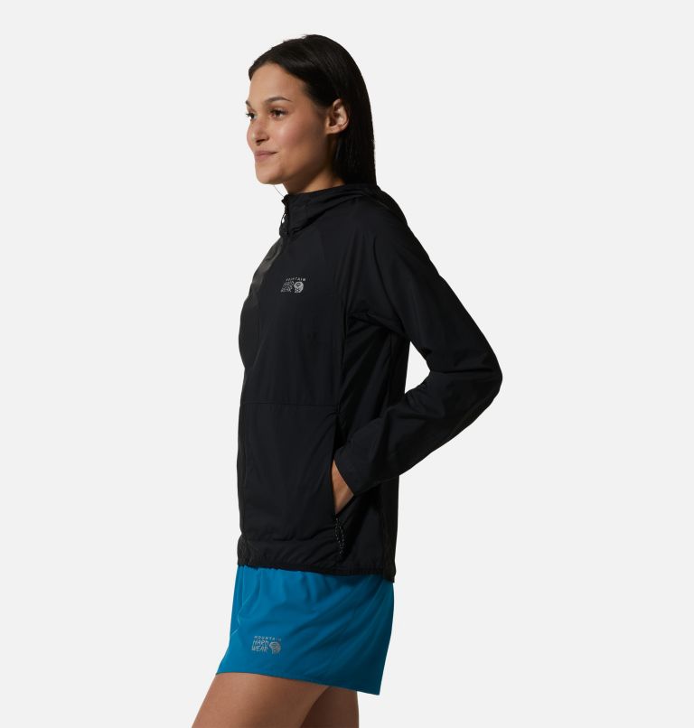 Women's Kor AirShell Hoody, Color: Black, image 3