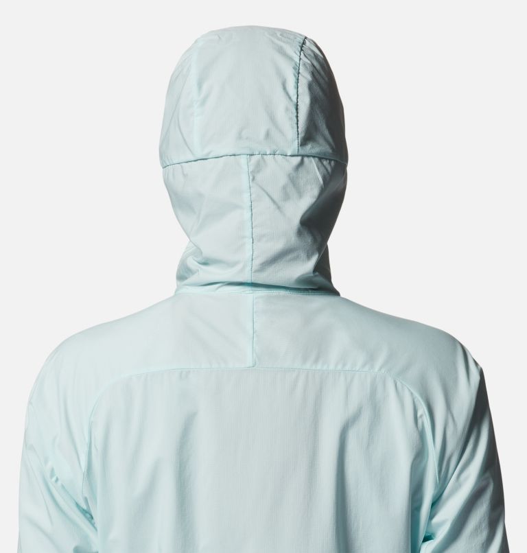 Women's Kor AirShell Hoody, Color: Pale Ice, image 6