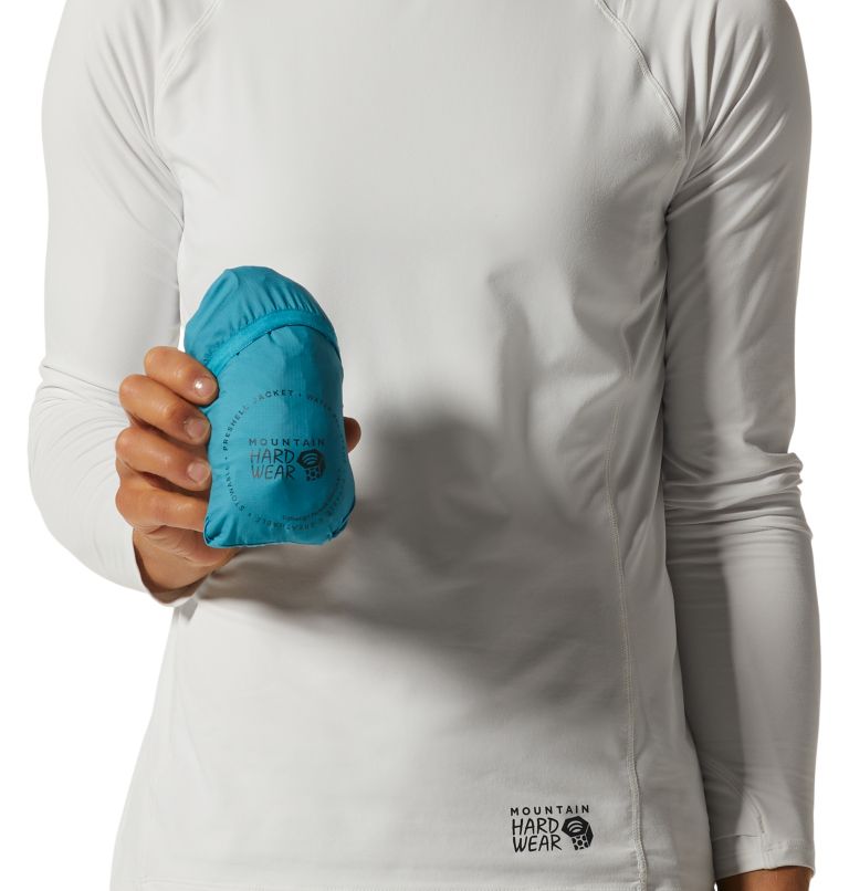 Women's Kor AirShell Hoody, Color: Teton Blue, image 5