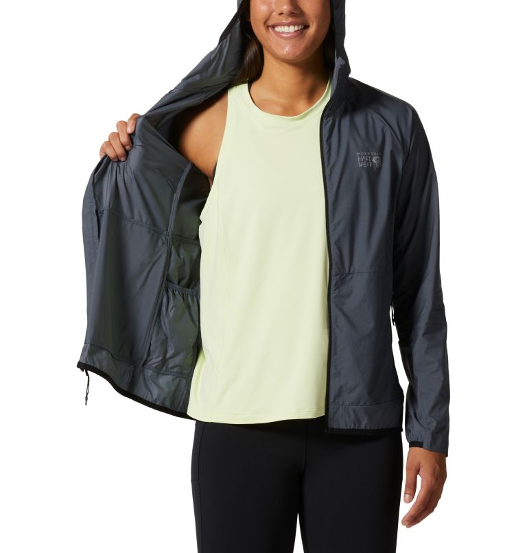 Manteau à capuchon Kor AirShell Femme, Color: Blue Slate, image 5