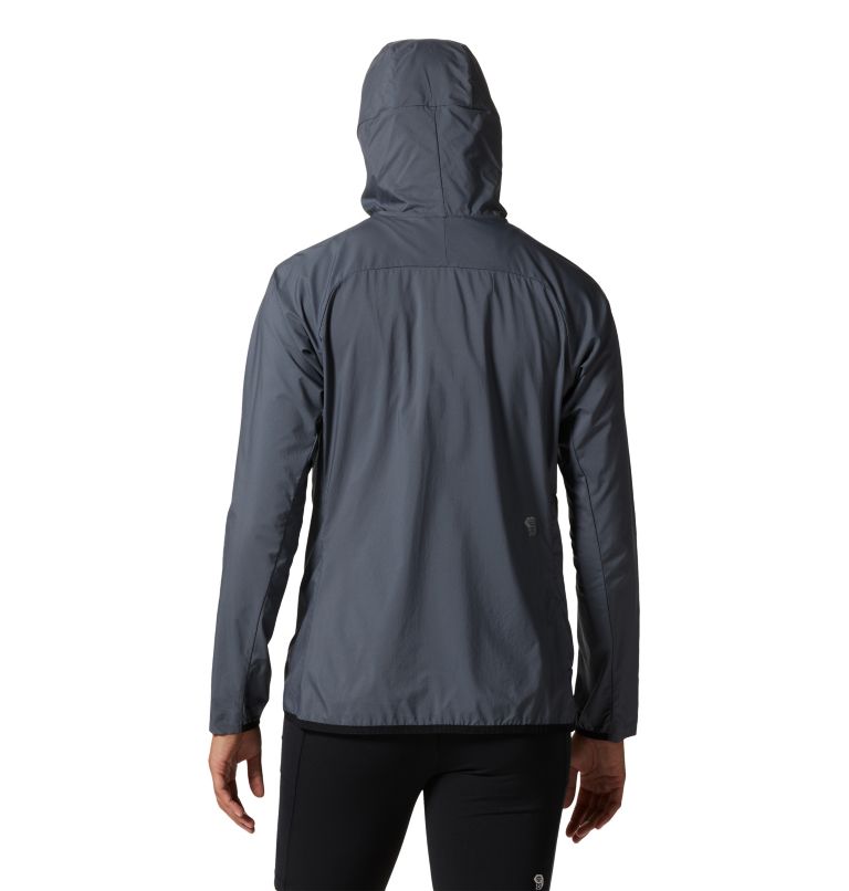 Manteau à capuchon Kor AirShell Femme, Color: Blue Slate, image 2