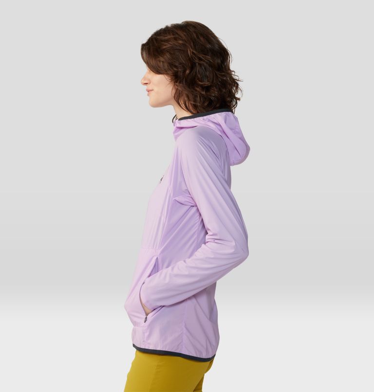 Women's Kor AirShell Hoody, Color: Wisteria, image 3