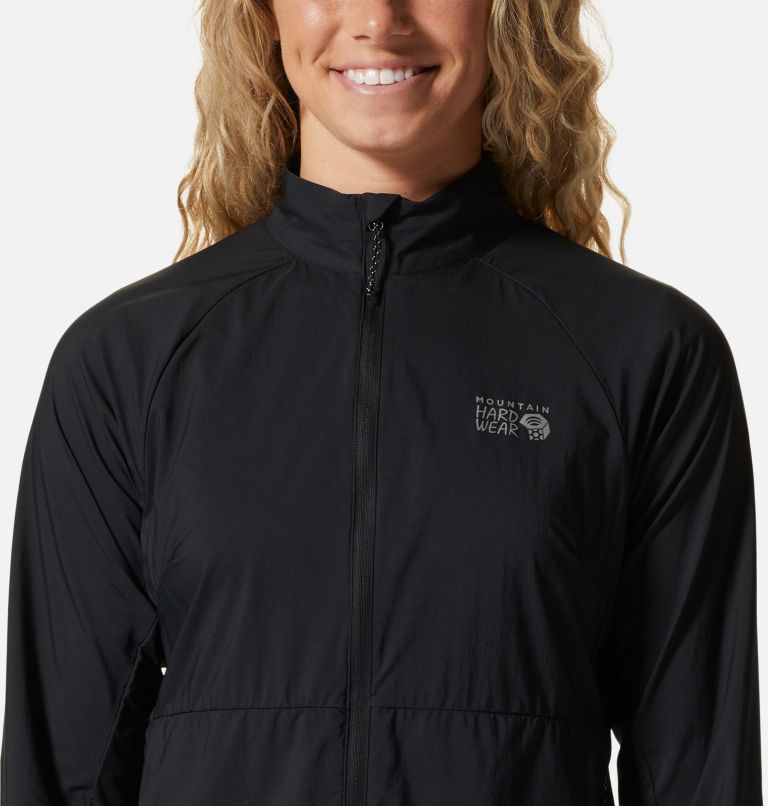 Women's Kor AirShell Full Zip Jacket, Color: Black, image 4