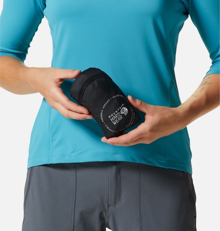 Women's Kor AirShell Full Zip Jacket, Color: Black, image 5