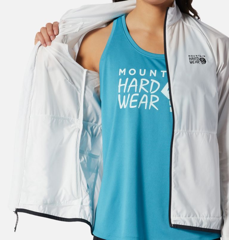 Women's Kor AirShell Full Zip Jacket, Color: Fogbank, image 5