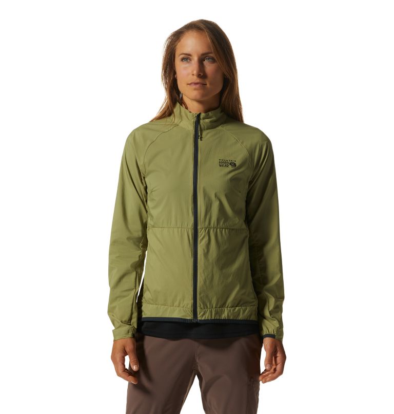 Women's Kor AirShell Full Zip Jacket, Color: Light Cactus, image 6