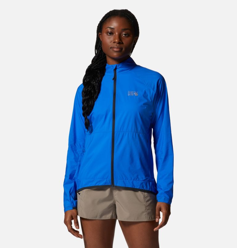 Women's Kor AirShell Full Zip Jacket, Color: Bright Island Blue, image 1