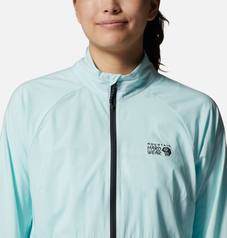 Women's Kor AirShell Full Zip Jacket, Color: Pale Ice, image 4