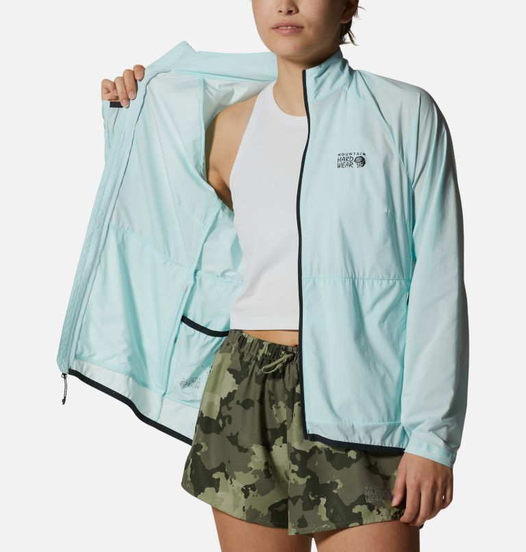 Women's Kor AirShell Full Zip Jacket, Color: Pale Ice, image 6