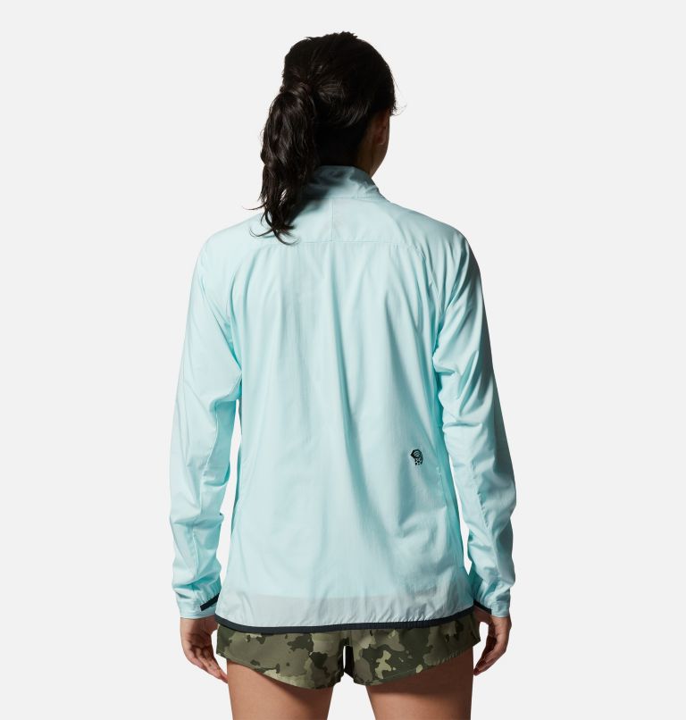 Women's Kor AirShell Full Zip Jacket, Color: Pale Ice, image 2
