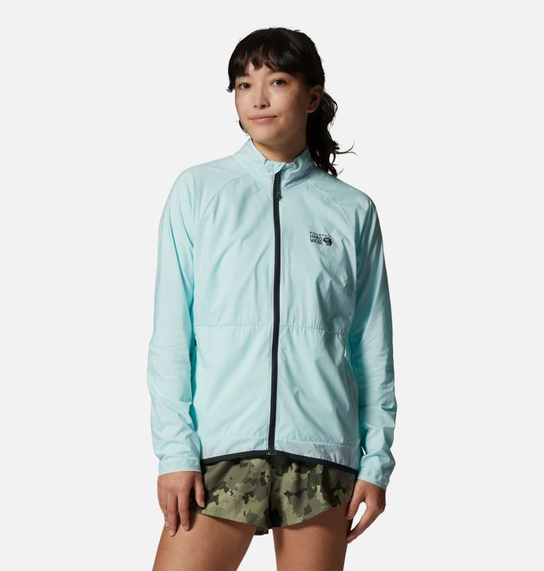 Thumbnail: Women's Kor AirShell Full Zip Jacket, Color: Pale Ice, image 1