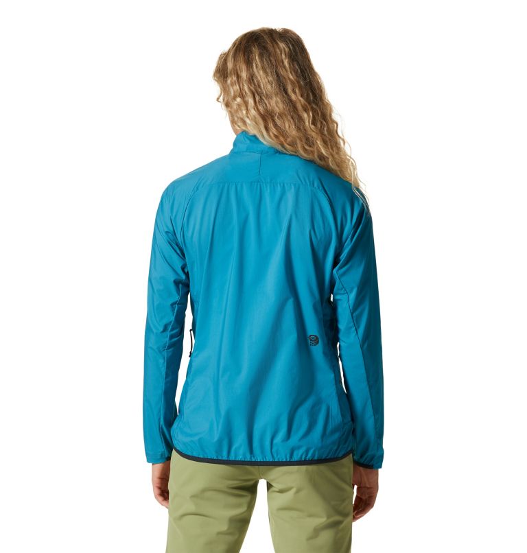 Women's Kor AirShell Full Zip Jacket, Color: Vinson Blue, image 2