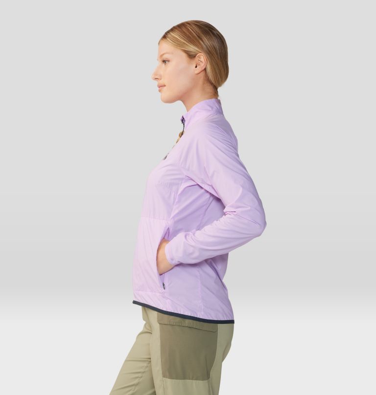 Women's Kor AirShell Full Zip Jacket, Color: Wisteria, image 3