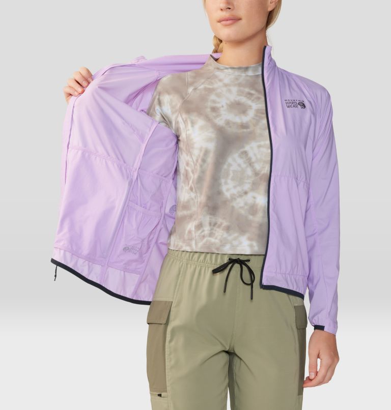 Women's Kor AirShell Full Zip Jacket, Color: Wisteria, image 5