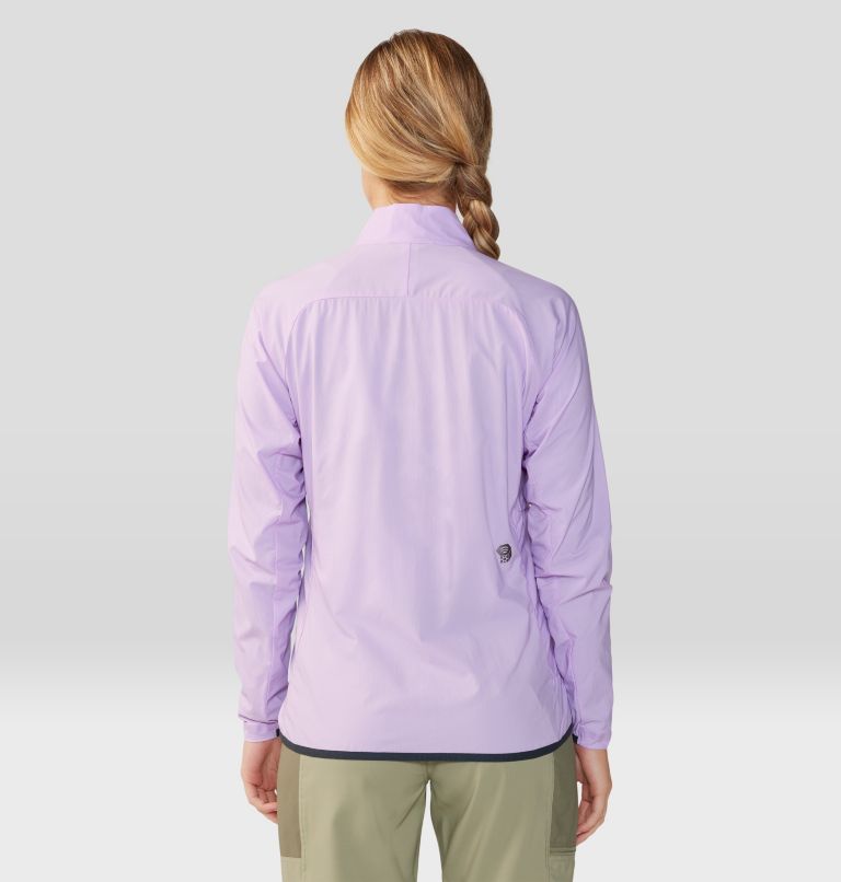 Women's Kor AirShell Full Zip Jacket, Color: Wisteria, image 2