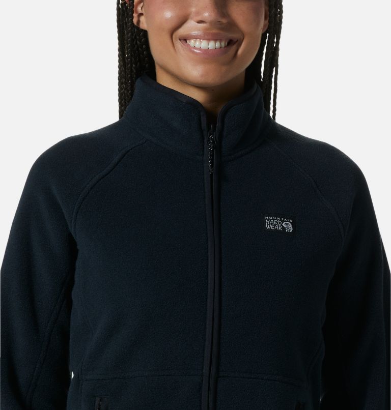 Thumbnail: Women's Polartec® Double Brushed Full Zip Jacket, Color: Black, image 4