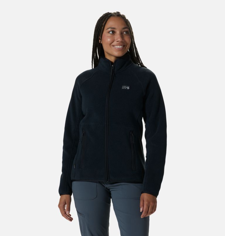 Women's Polartec® Double Brushed Full Zip Jacket, Color: Black, image 5