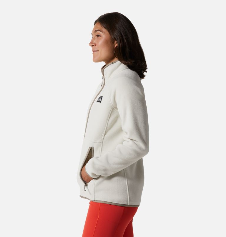 Manteau à fermeture éclair Polartec® Double Brushed Femme, Color: Stone