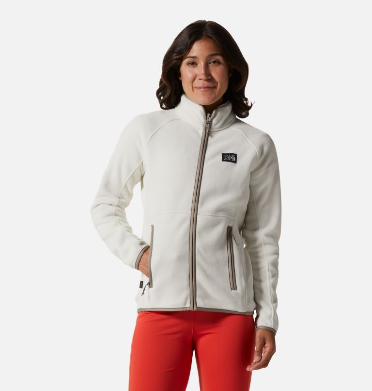 Thumbnail: Women's Polartec® Double Brushed Full Zip Jacket, Color: Stone, image 1