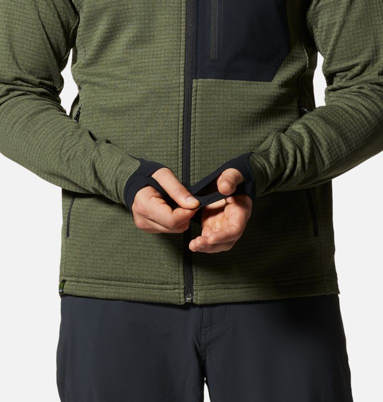 Men's Polartec® Power Grid™ Full Zip Hoody | Mountain Hardwear