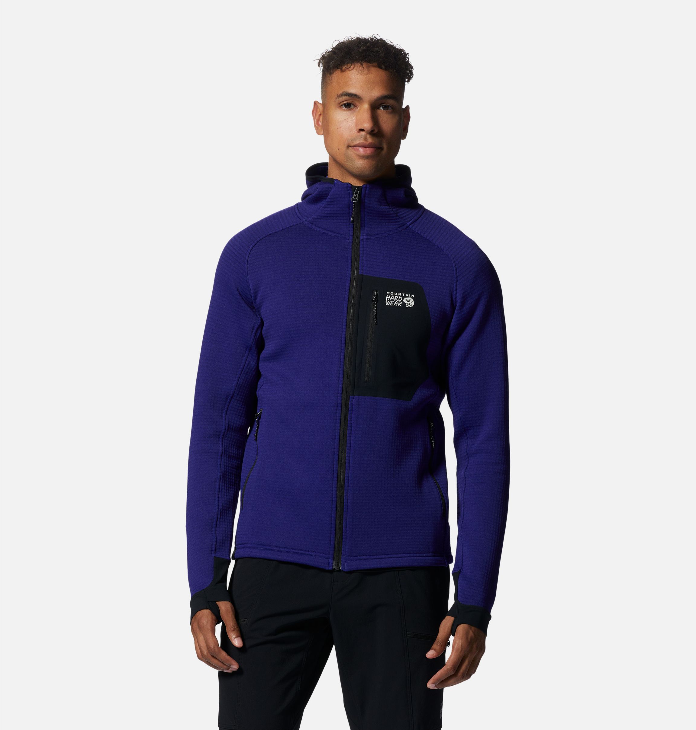 Men's Polartec® Power Grid™ Full Zip Hoody | Mountain Hardwear