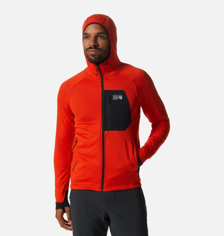 Men's Polartec® Power Grid™ Full Zip Hoody | Mountain Hardwear