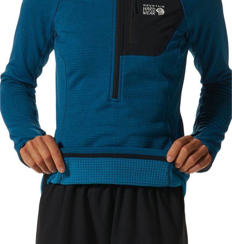 Manteau à demi-fermeture éclair Polartec® Power Grid Femme, Color: Vinson Blue Heather, image 6