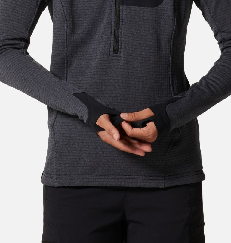 LULULEMON Black Throw Me Over Size 6 Thumb-hole Hoodie zipper front pockets