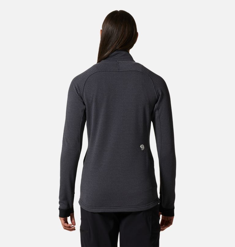 Women's Fleece Hiking Sweatshirt - MH 120 - Dark petrol blue
