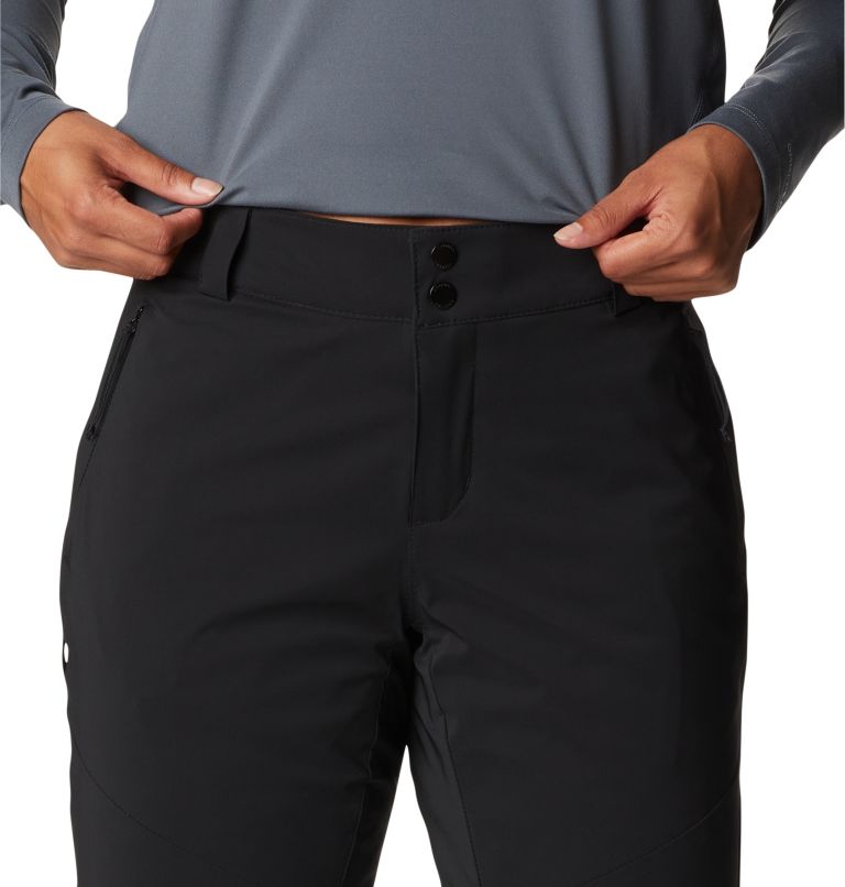 Women's Backslope II Insulated Ski Pants, Color: Black, image 4