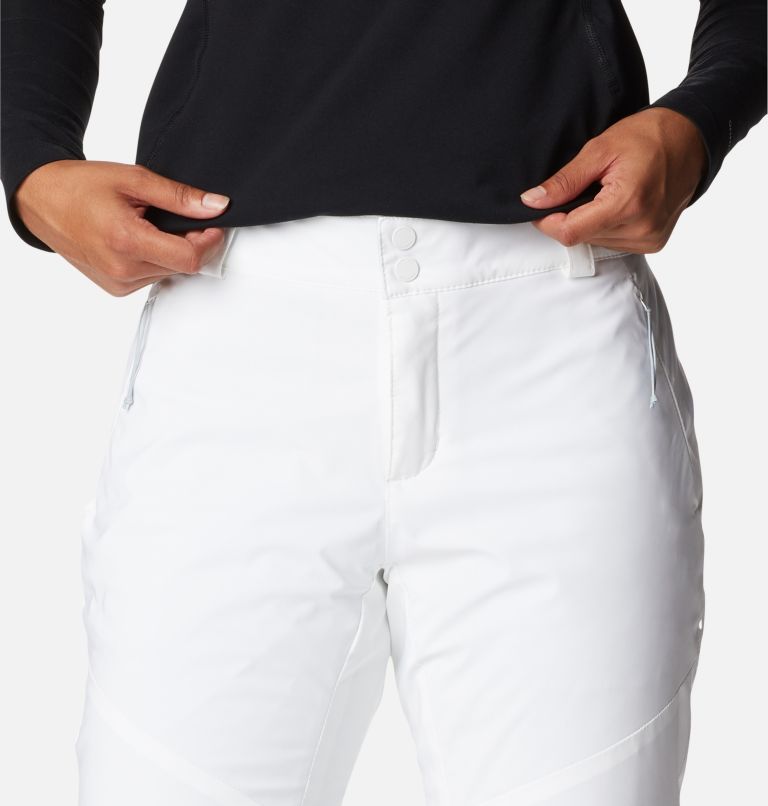 Women's Backslope II Insulated Ski Pants, Color: White, image 4