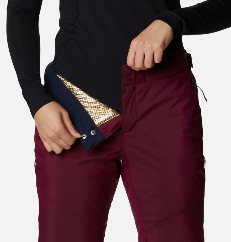 Women's Backslope II Waterproof Ski Pants, Color: Marionberry Sheen, image 6