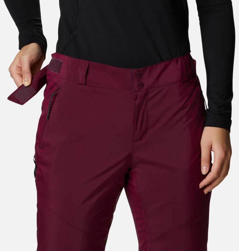 Thumbnail: Women's Backslope II Insulated Ski Pants, Color: Marionberry Sheen, image 8