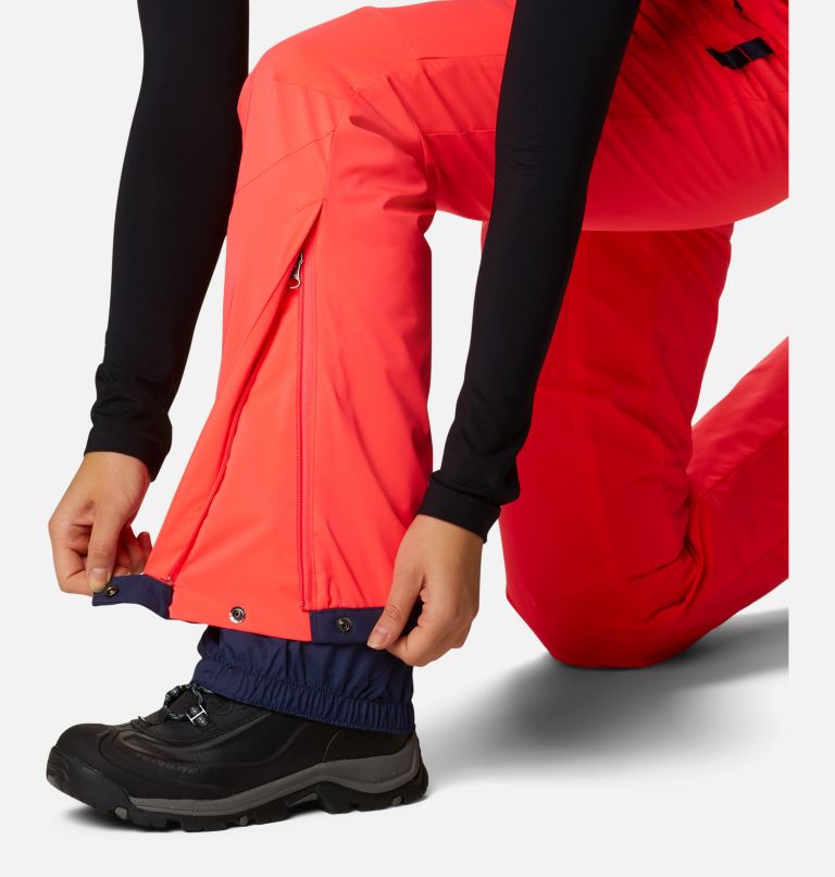 Women's Backslope II Waterproof Ski Pants, Color: Neon Sunrise, image 9