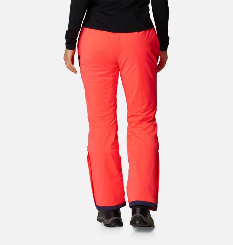 Thumbnail: Women's Backslope II Insulated Ski Pants, Color: Neon Sunrise, image 2