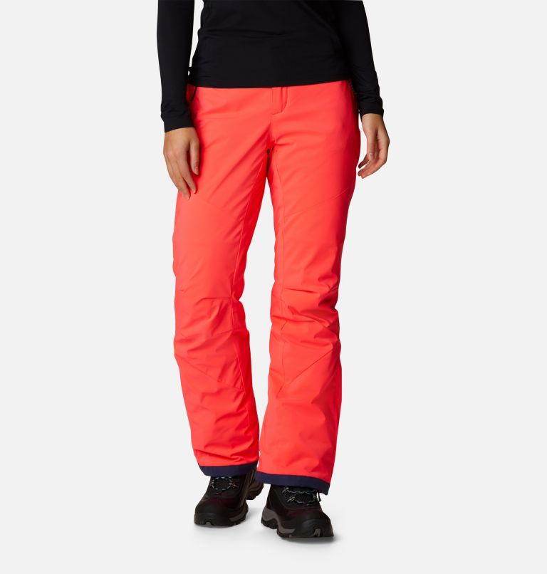 Women's Backslope II Insulated Ski Pants, Color: Neon Sunrise, image 1