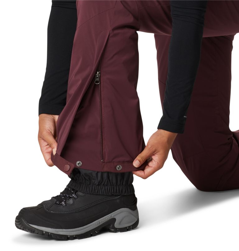 Women's Backslope II Waterproof Ski Pants, Color: Malbec, image 7