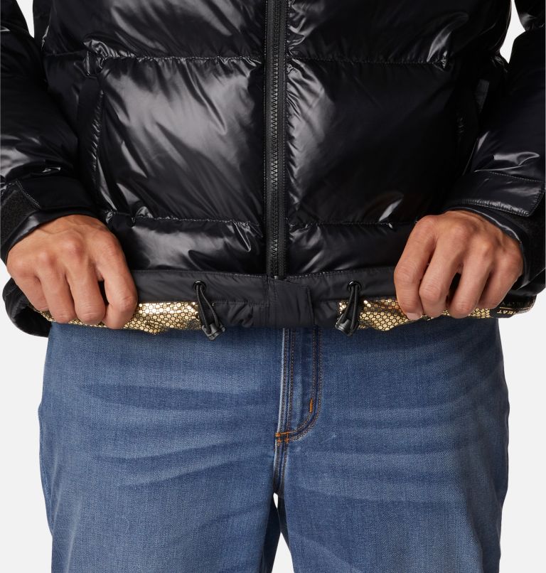 Thumbnail: Men's Bulo Point II Hooded Down Puffer Jacket, Color: Black Shiny, Black, image 9