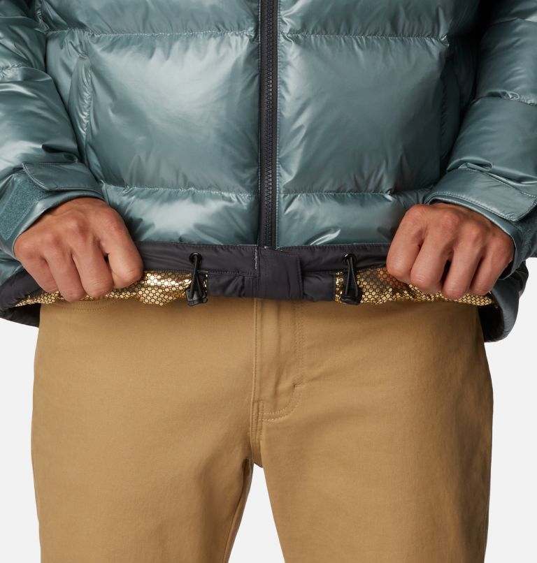 Bulo Point II Down Jacket | 346 | M, Color: Metal Shiny, Shark, image 9