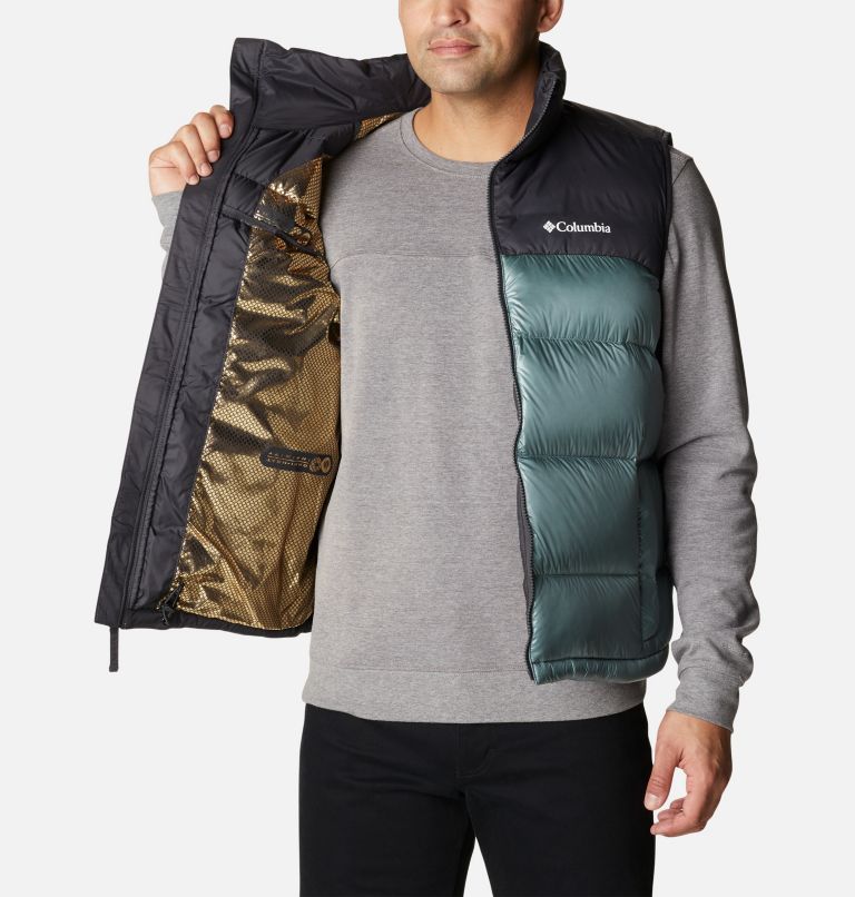 Thumbnail: Men's Bulo Point II Down Puffer Vest, Color: Metal Shiny, Shark, image 5