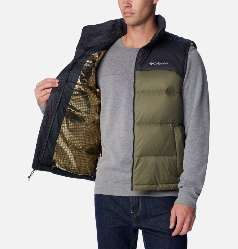 Bulo Point II Down Vest | 397 | S, Color: Stone Green, Shark, image 5