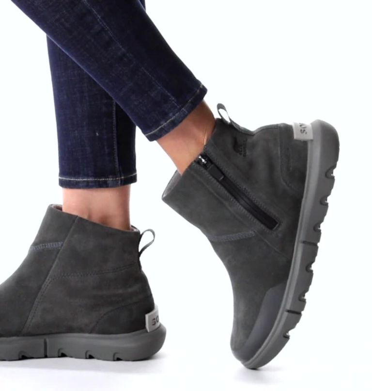 Thumbnail: Women's SOREL Explorer II Waterproof Ankle Boot, Color: Quarry, Grill, image 2