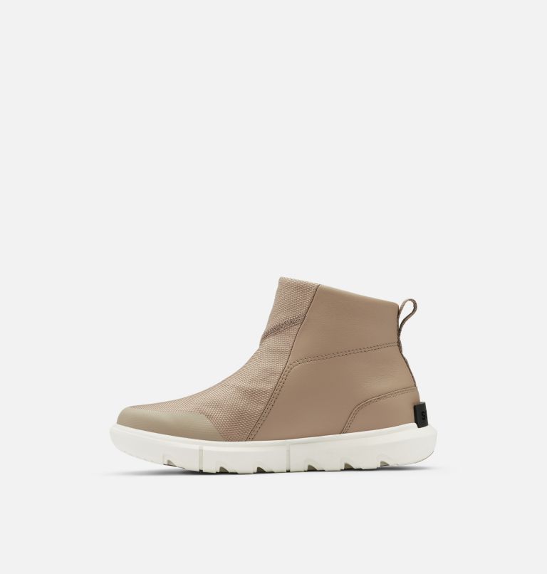 Women's SOREL Explorer II Waterproof Ankle Boot, Color: Omega Taupe, Sea Salt, image 4