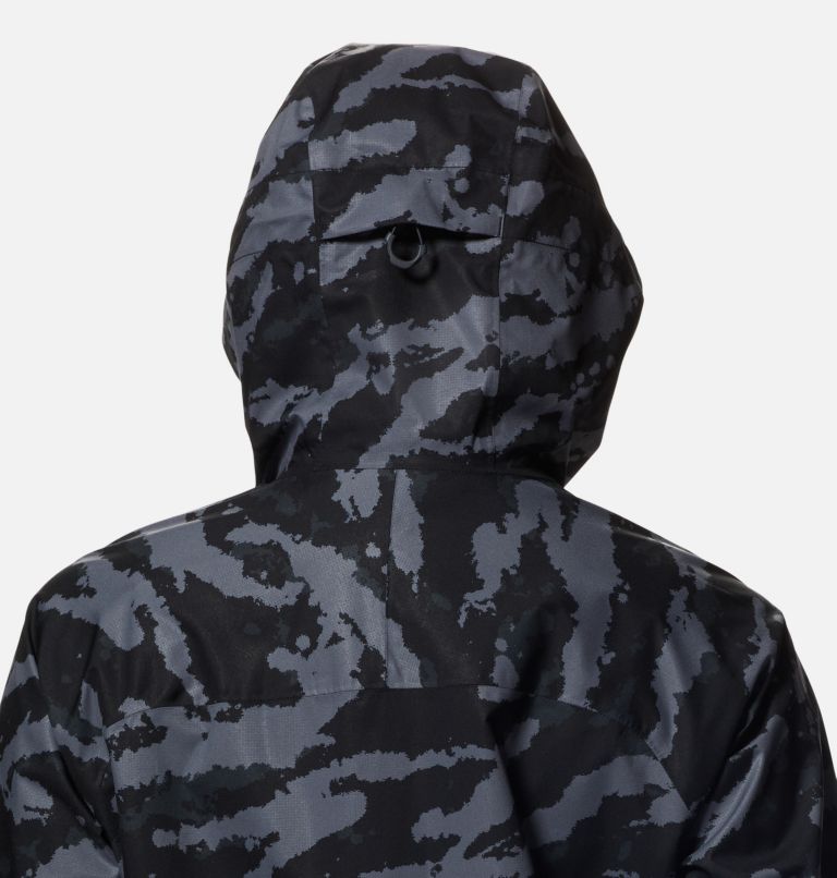 Women's Stretch Ozonic Jacket, Color: Black Paintstrokes Print, image 6