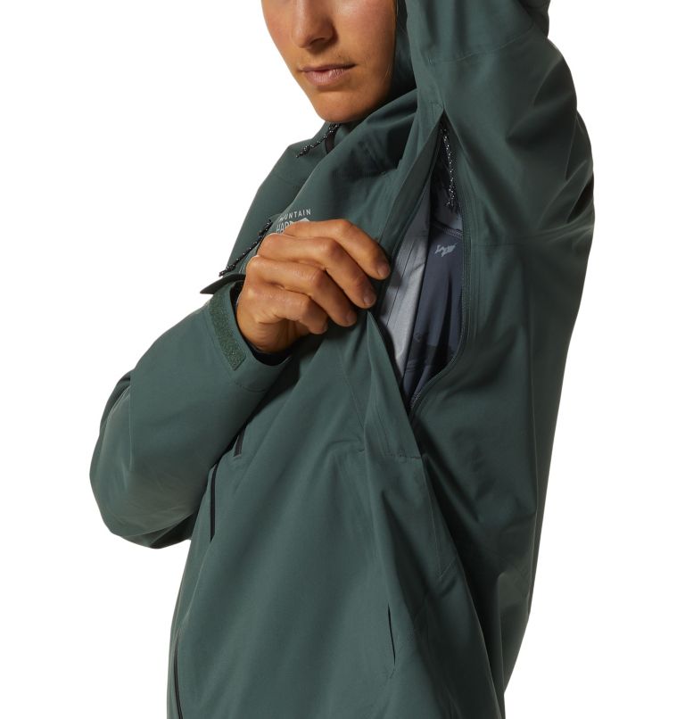 Women's Stretch Ozonic Jacket, Color: Black Spruce, image 6