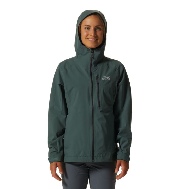 Women's Stretch Ozonic Jacket, Color: Black Spruce, image 1